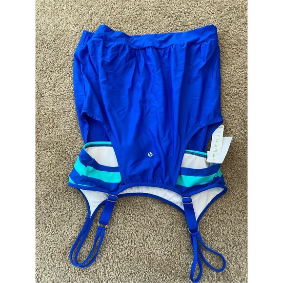 NEXT BY ATHENA BARRE TO BEACH DOUBLE UP TANKINI SWIM TOP, Size 34 B/C, MSRP $78 - Picture 6 of 9